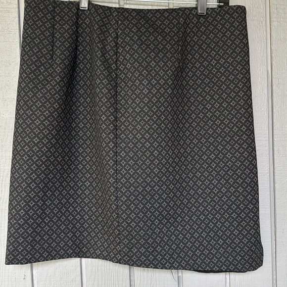 Nwt Amanda & Chelsea Black Patterned Skirt Size 14 - Picture 6 of 7